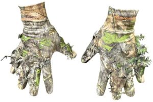 QuikCamo Mossy Oak Tactical Leafy Gloves